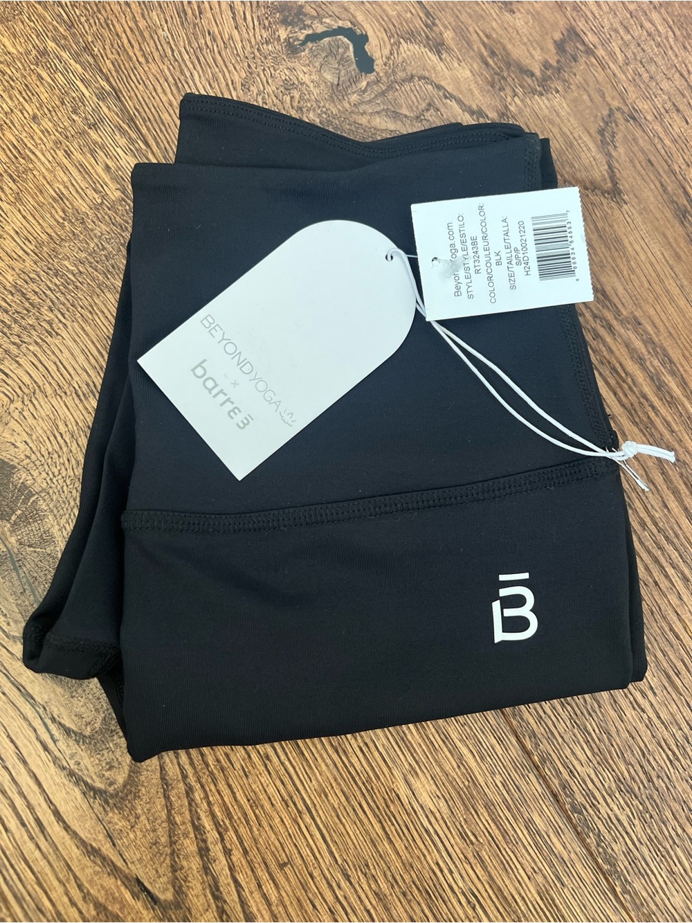 Beyond Yoga Kids Black Logo Active Leggings